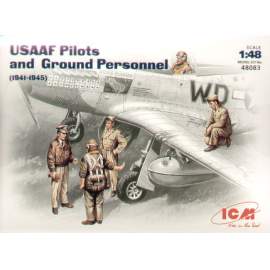 ICM 1:48 USAAF Pilots/Ground crew figures 1941-45