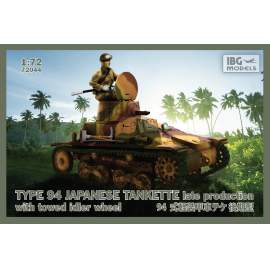 IBG Model TYPE 94 Japanese Tankette - late production with towed idler whee