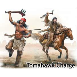 Masterbox 1:35 Indian Wars Series, kit No. 2. Tomahawk Charge