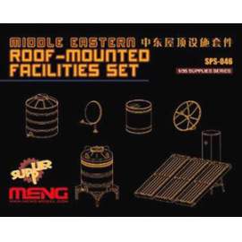Meng Model 1:35 Middle Easters Roof-mounted Facilities Set