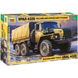 Zvezda 1:35 Ural 4320 Truck teherautó makett