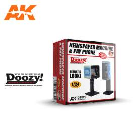 AK-Interactive (Doozy) Newspaper machine & pay phone