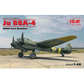 ICM 1:48 Junkers Ju-88A-4 WWII Axis Bomber repülő makett