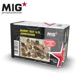 MIG Productions 1:35 Burnt out US jerrycans