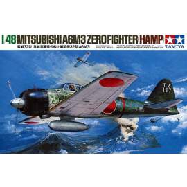 Tamiya 1:48 A6M3 Type 32 Zero Fighter repülő makett