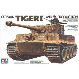 Tamiya 1:35 German Tiger I Mid production harcjármű makett