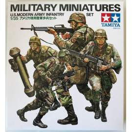 Tamiya 1:35 U.S. Modern infantry figura makett