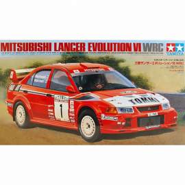 Tamiya 1:24 Mitsubishi Lancer Evo VI WRC autó makett