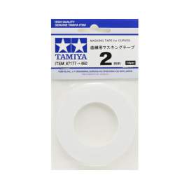 Tamiya 2mm Masking Tape for curves (hajlékony maszkolószalag)