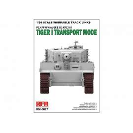 Ryefield model 1:35 Workable Track Links Tiger I Transport Mode