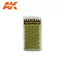 AK Interactive tufts, Light green tufts 12mm