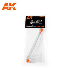 AK tű (0,3mm) festékszóróhoz - Airbrush basic line 0.3
