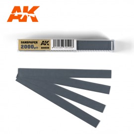 AK Interactive Wet Sandpaper 2000 grit x 50 units