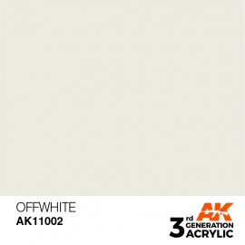 Acrylics 3rd generation Offwhite 17ml