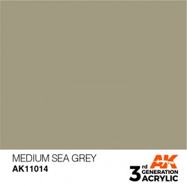 Acrylics 3rd generation Medium Sea Grey 17ml