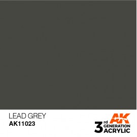Acrylics 3rd generation Lead Grey 17ml