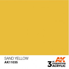 Acrylics 3rd generation Sand Yellow 17ml