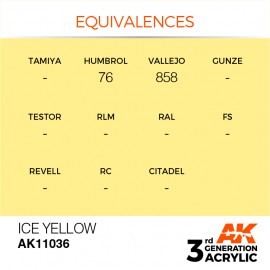 Acrylics 3rd generation Ice Yellow 17ml