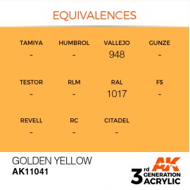 Acrylics 3rd generation Golden Yellow 17ml