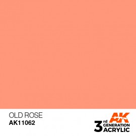 Acrylics 3rd generation Old Rose 17ml