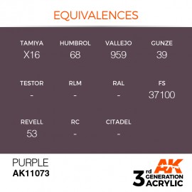 Acrylics 3rd generation Purple 17ml