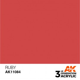 Acrylics 3rd generation Ruby 17ml