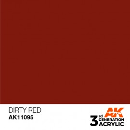 Acrylics 3rd generation Dirty Red 17ml