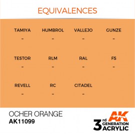 Acrylics 3rd generation Ocher Orange 17ml
