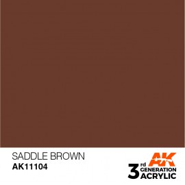 Acrylics 3rd generation Saddle Brown 17ml