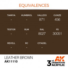 Acrylics 3rd generation Leather Brown 17ml