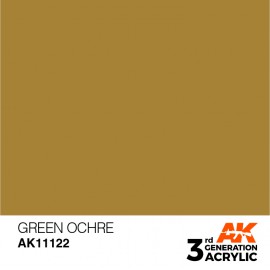Acrylics 3rd generation Green Ocher 17ml