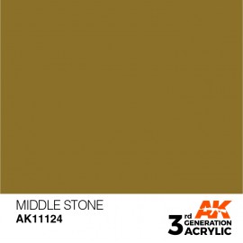 Acrylics 3rd generation Middle Stone 17ml