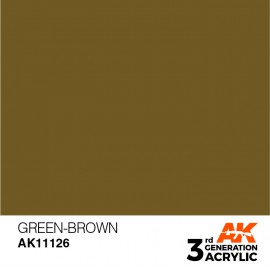 Acrylics 3rd generation Green-Brown 17ml