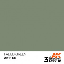 Acrylics 3rd generation Faded Green 17ml