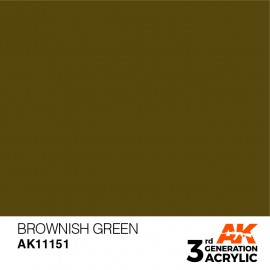 Acrylics 3rd generation Brownish Green 17ml