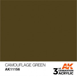 Acrylics 3rd generation Camouflage Green 17ml
