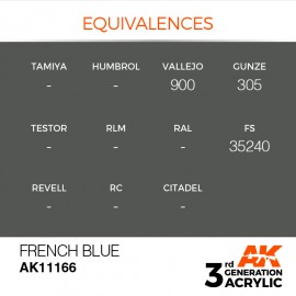 Acrylics 3rd generation French Blue 17ml