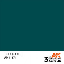 Acrylics 3rd generation Turquoise 17ml