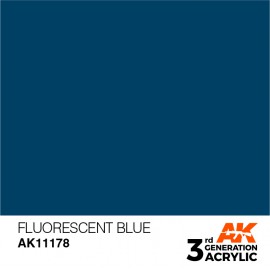 Acrylics 3rd generation Fluorescent Blue 17ml