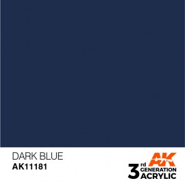 Acrylics 3rd generation Dark Blue 17ml