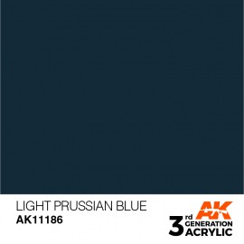 Acrylics 3rd generation Light Prussian Blue 17ml