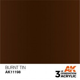 Acrylics 3rd generation Burnt Tin 17ml