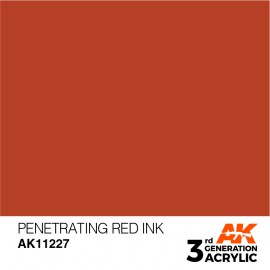Acrylics 3rd generation Penetrating Red INK 17ml