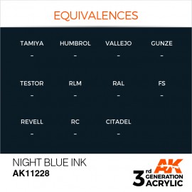 Acrylics 3rd generation Night Blue INK 17ml