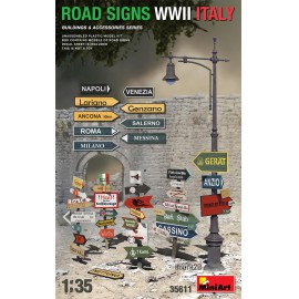 Miniart 1:35 Road signs WWII Italy