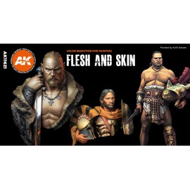 Acrylics 3rd generation Flesh and skin colors (The original selection)