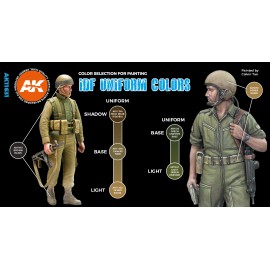 Acrylics 3rd generation IDF uniform colors