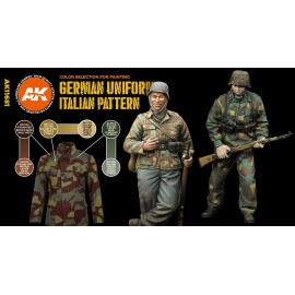 Acrylics 3rd generation WWII German Italian camouflage