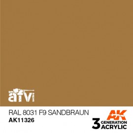 Acrylics 3rd generation RAL 8031 F9 Sandbraun