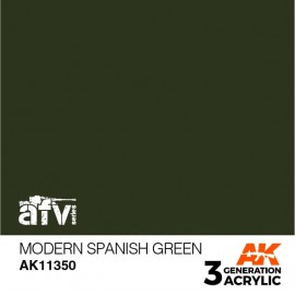 Acrylics 3rd generation Modern Spanish Green